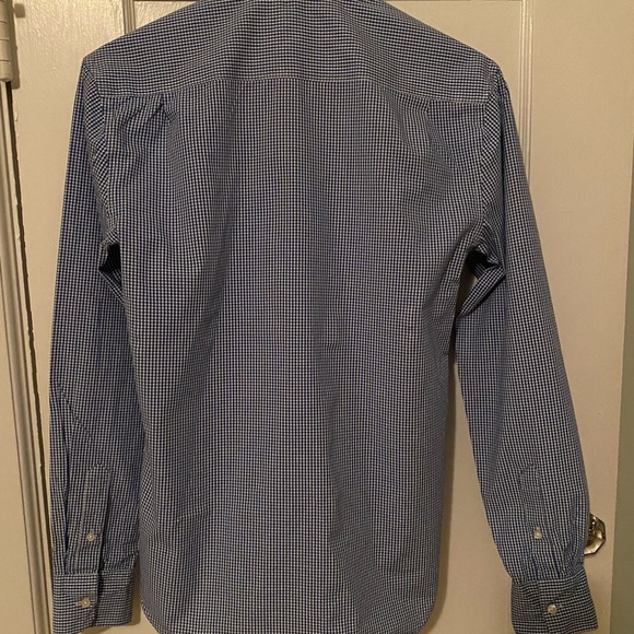 J. Crew Factory Boys' long-sleeve flex Thompson patterned shirt - Size 14 - Picture 8 of 8